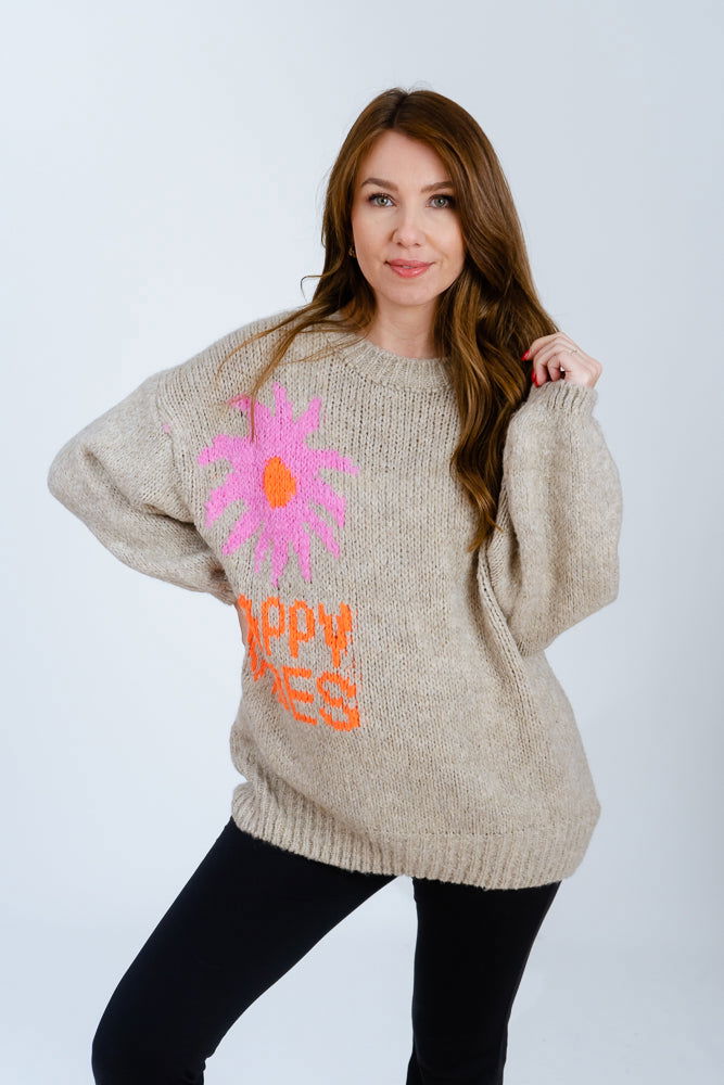 Happy Style Pullover (2 Farben) - Kleidezeit