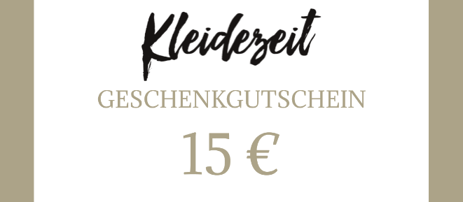 Kleidezeit-Geschenkgutschein - Kleidezeit