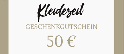 Kleidezeit-Geschenkgutschein - Kleidezeit