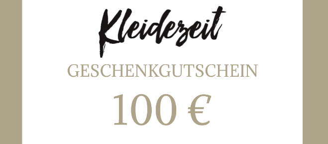 Kleidezeit-Geschenkgutschein - Kleidezeit