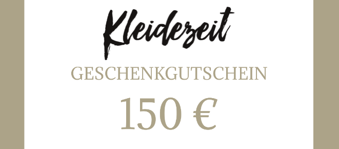 Kleidezeit-Geschenkgutschein - Kleidezeit