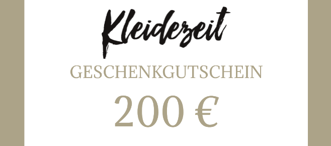 Kleidezeit-Geschenkgutschein - Kleidezeit