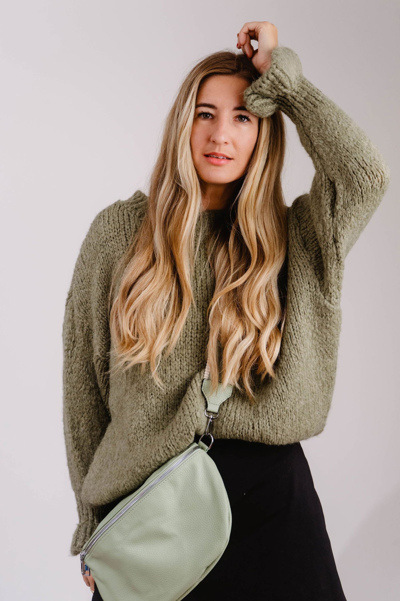 Lux Pullover Khaki - Kleidezeit