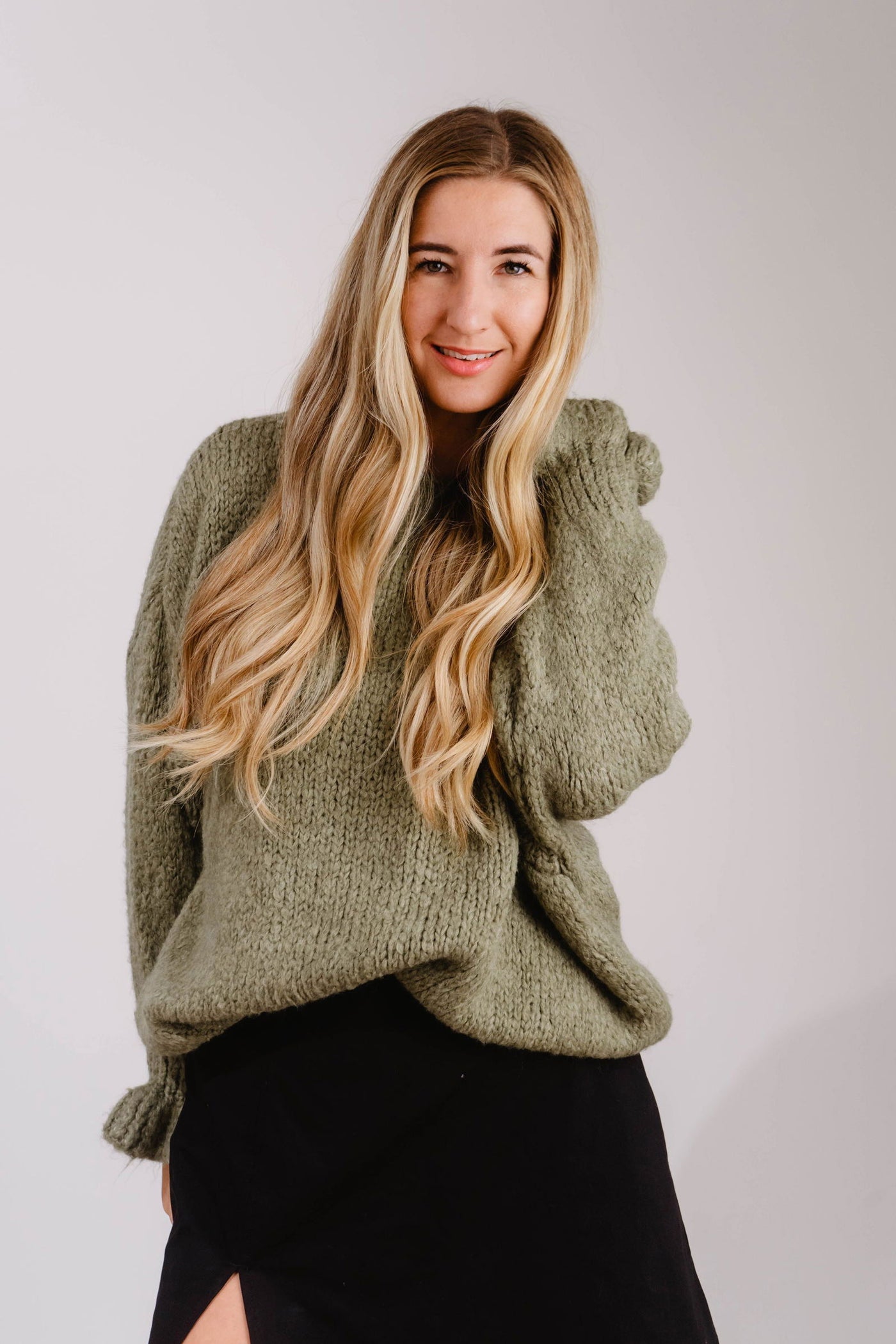 Lux Pullover Khaki - Kleidezeit