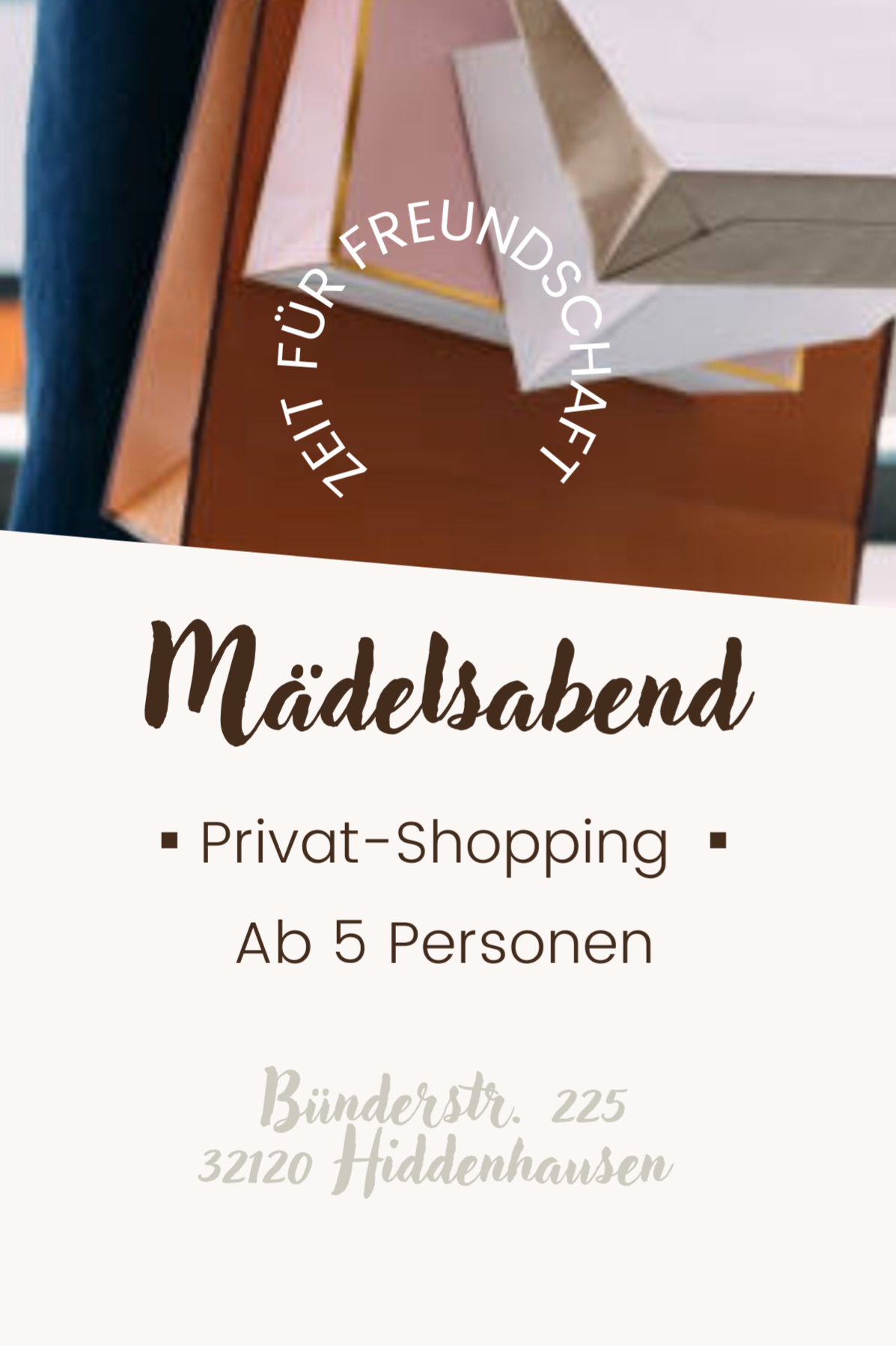 Mädelsabend - Privat Shopping - Kleidezeit