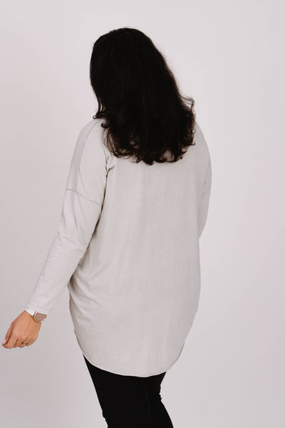 Oversized Langarmshirt- XXL Curvy Style - Kleidezeit