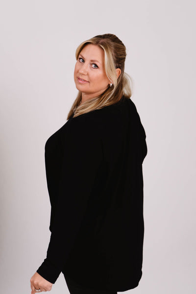 Oversized Langarmshirt- XXL Curvy Style - Kleidezeit