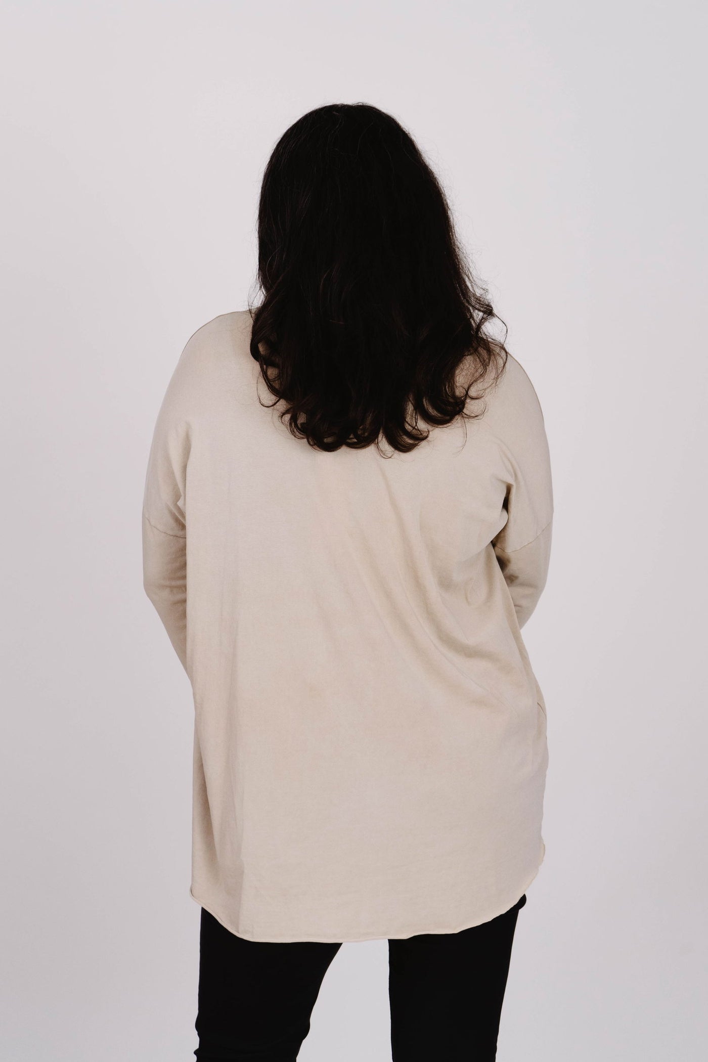 Oversized Langarmshirt- XXL Curvy Style - Kleidezeit
