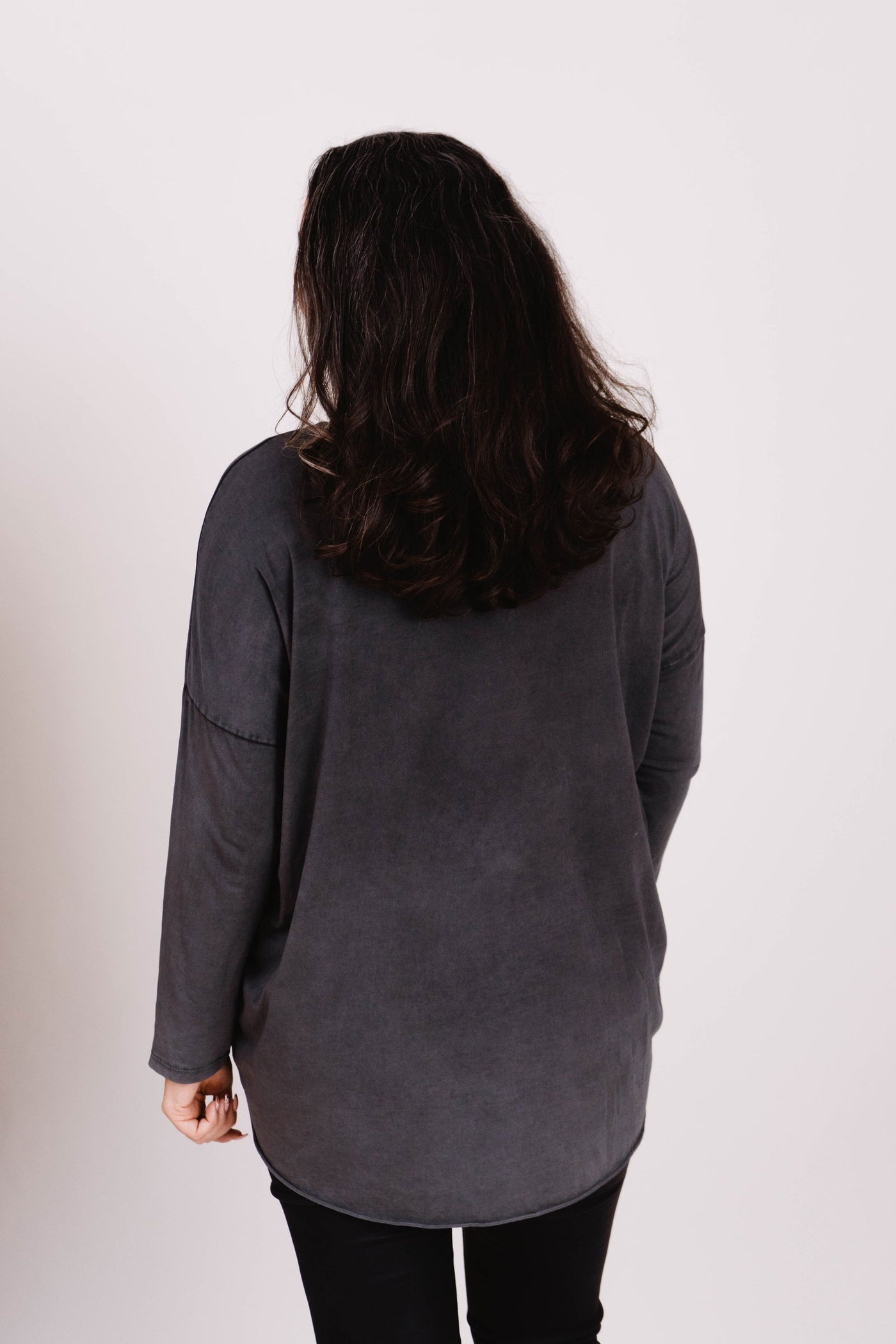 Oversized Langarmshirt- XXL Curvy Style - Kleidezeit