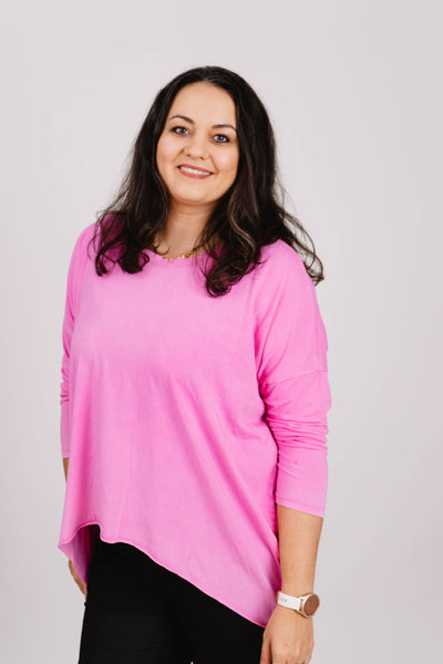 Oversized Langarmshirt- XXL Curvy Style - Kleidezeit