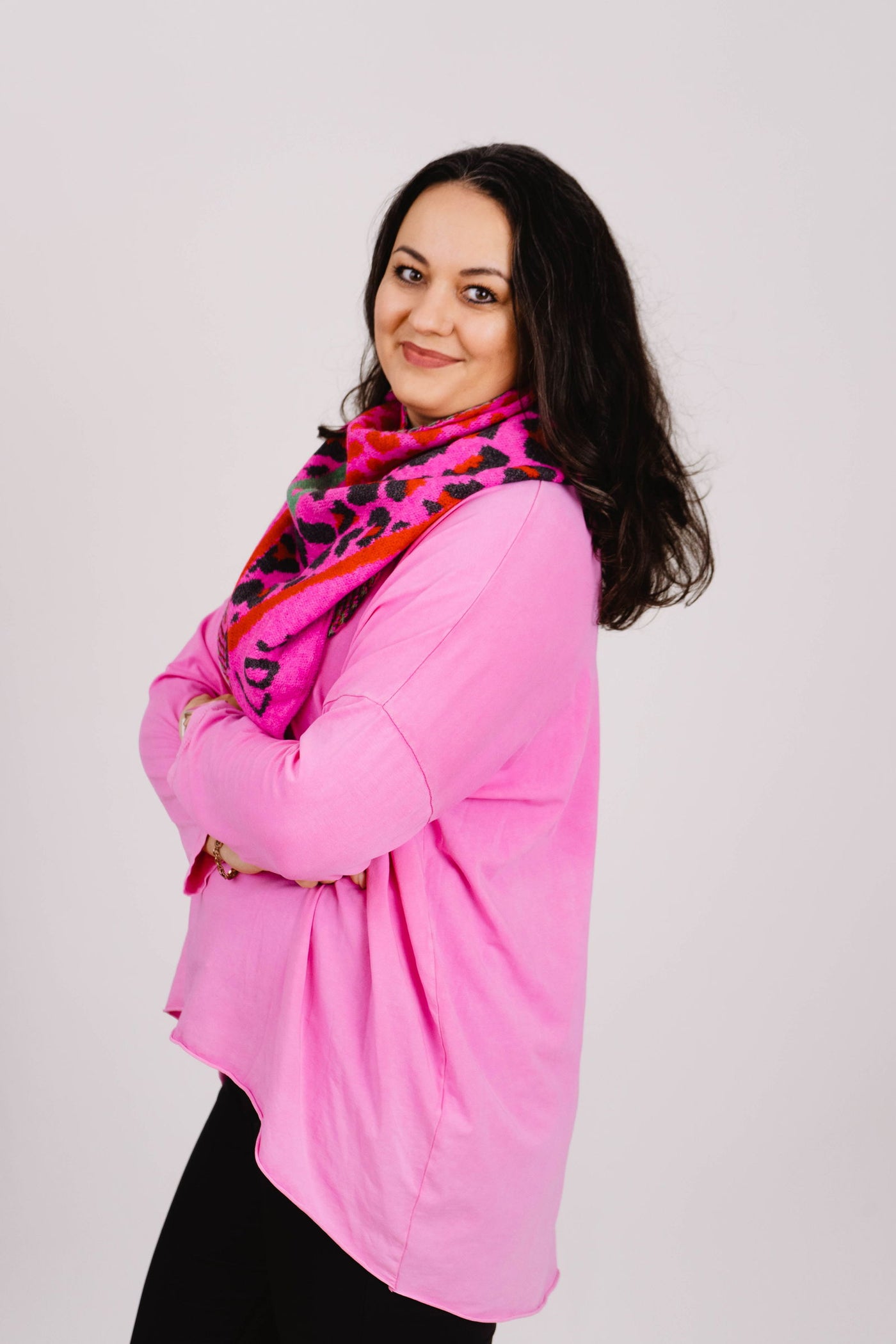Oversized Langarmshirt- XXL Curvy Style - Kleidezeit