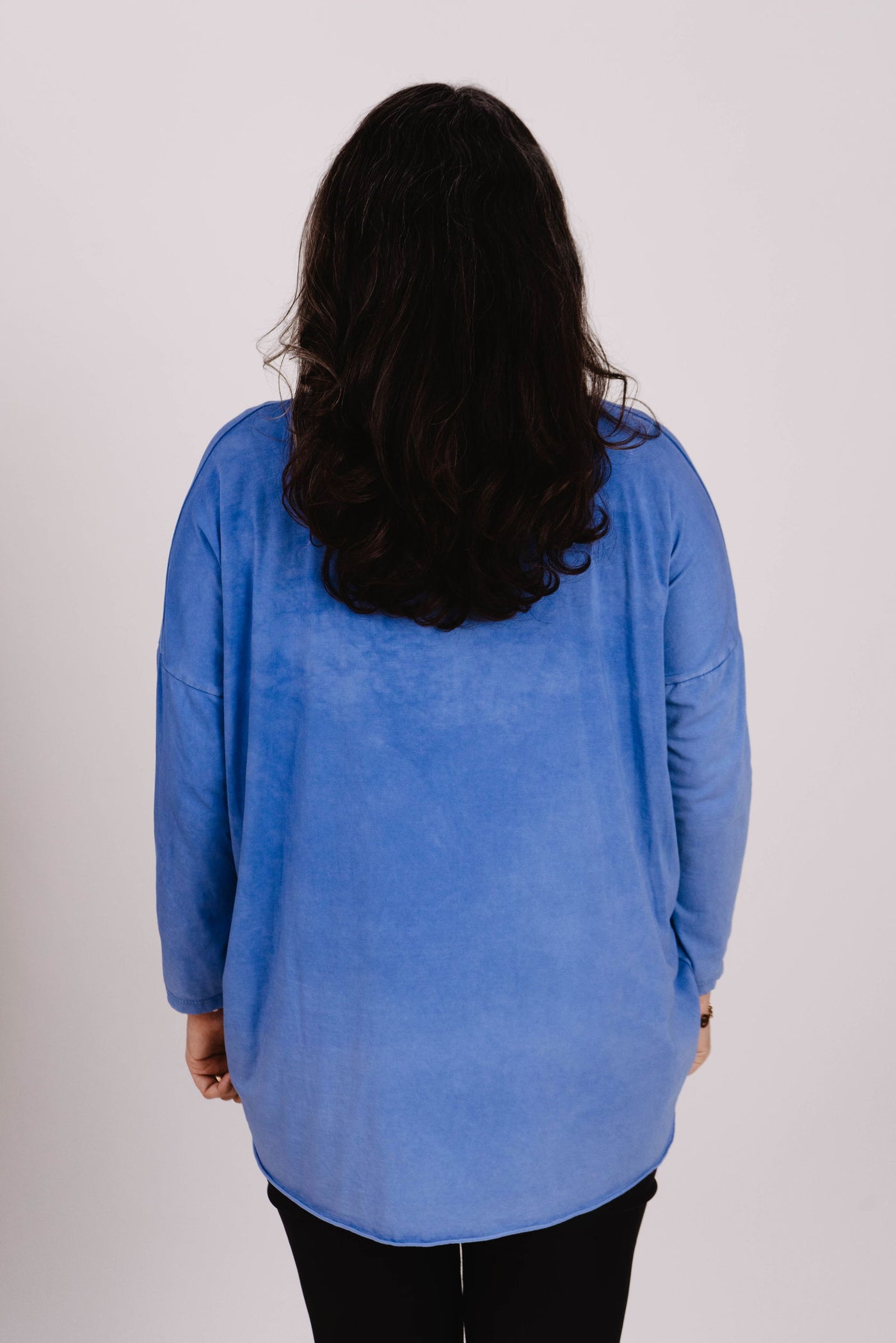 Oversized Langarmshirt- XXL Curvy Style - Kleidezeit