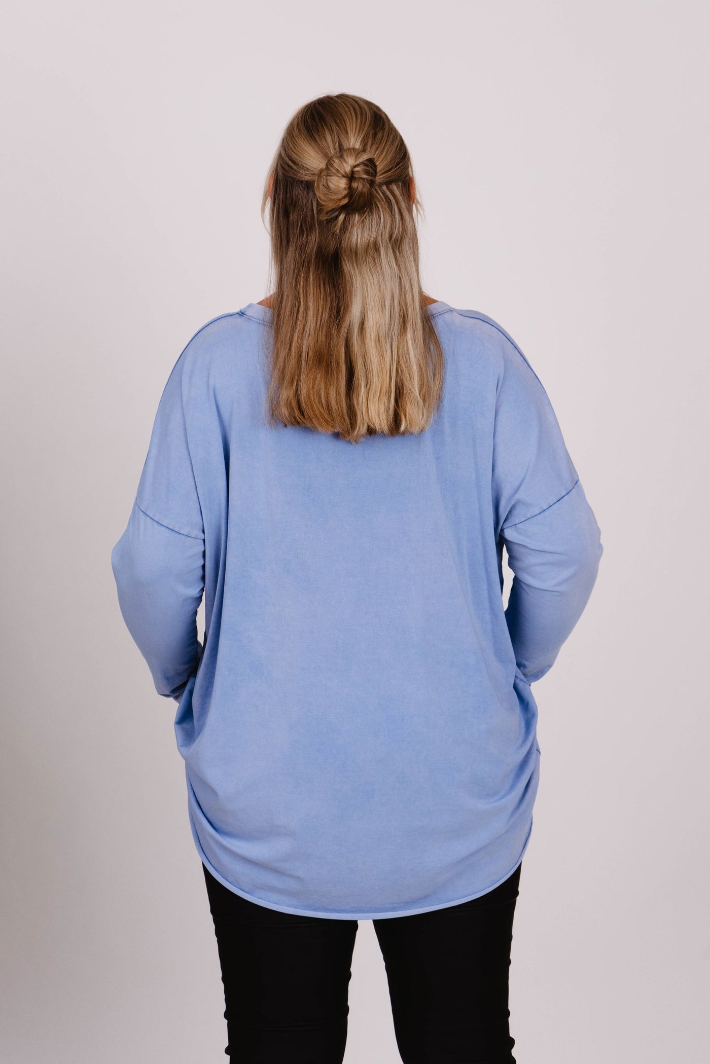 Oversized Langarmshirt- XXL Curvy Style - Kleidezeit