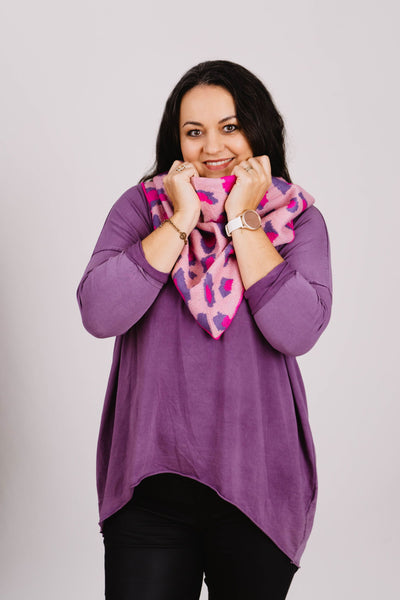 Oversized Langarmshirt- XXL Curvy Style - Kleidezeit
