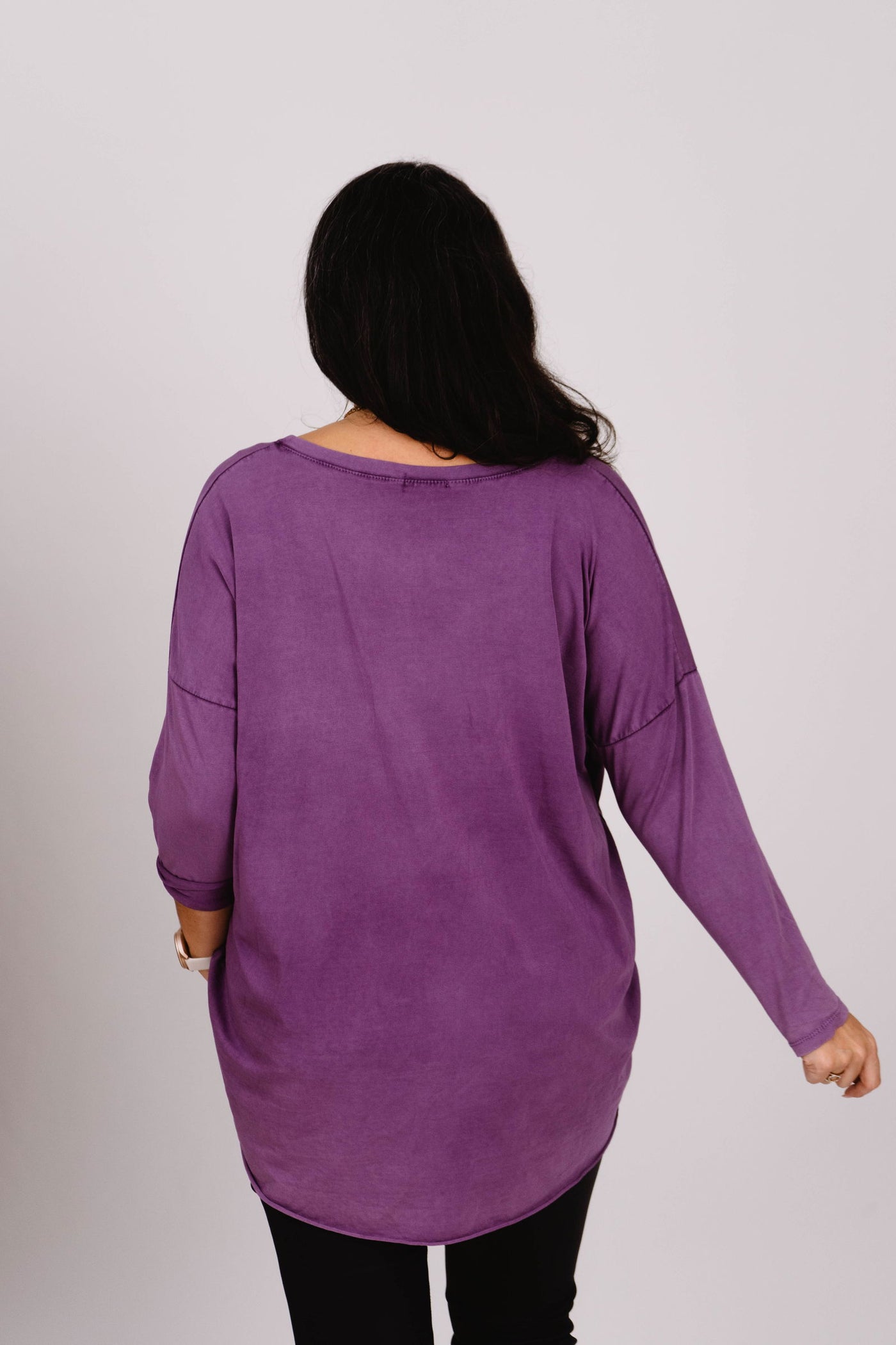Oversized Langarmshirt- XXL Curvy Style - Kleidezeit