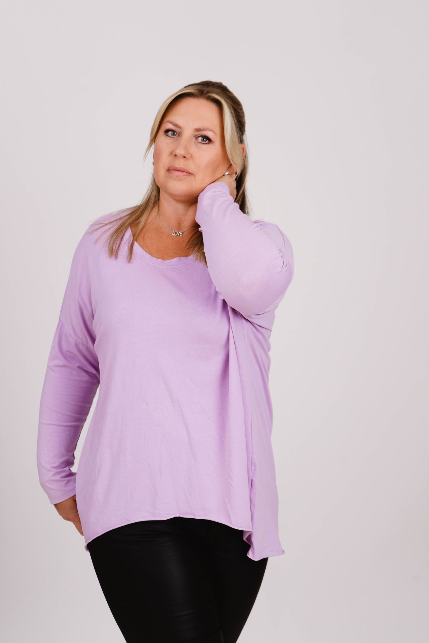 Oversized Langarmshirt- XXL Curvy Style - Kleidezeit