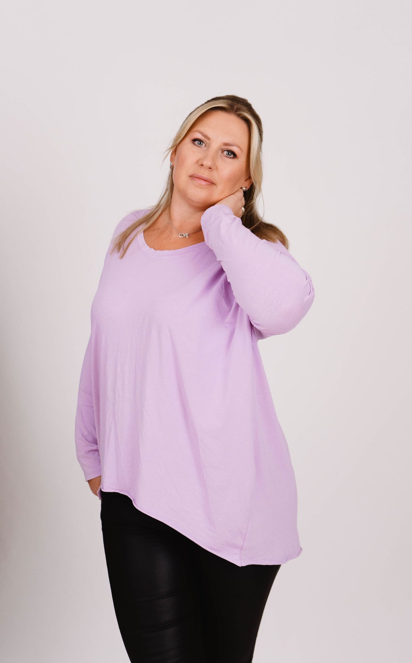 Oversized Langarmshirt- XXL Curvy Style - Kleidezeit