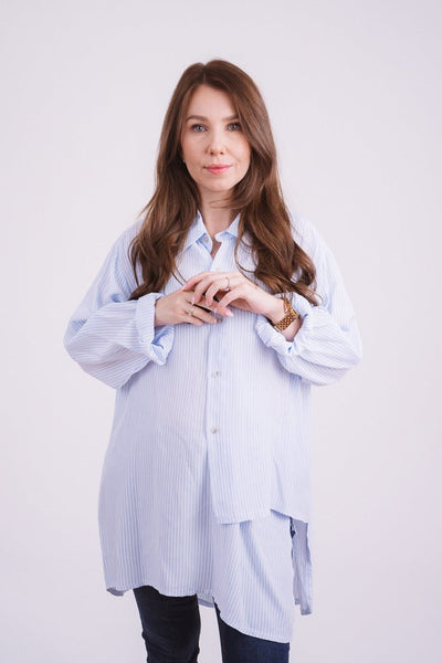 Perfect Bluse Blue - Kleidezeit