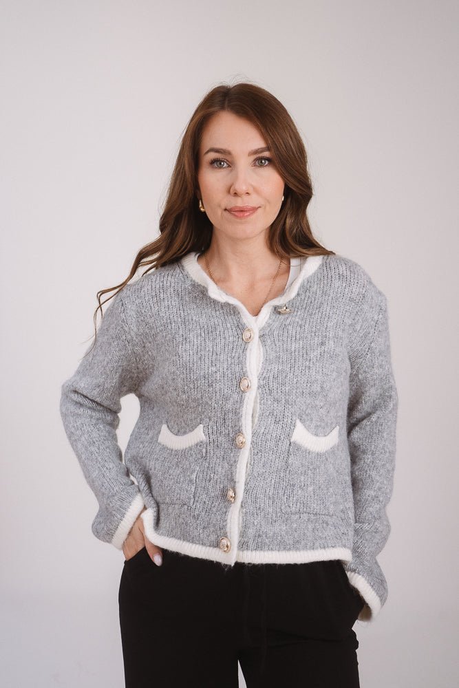 Softy Cardigan grey - Kleidezeit