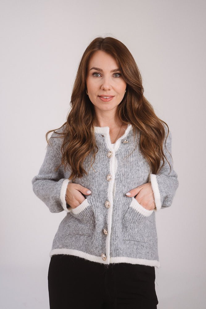 Softy Cardigan grey - Kleidezeit