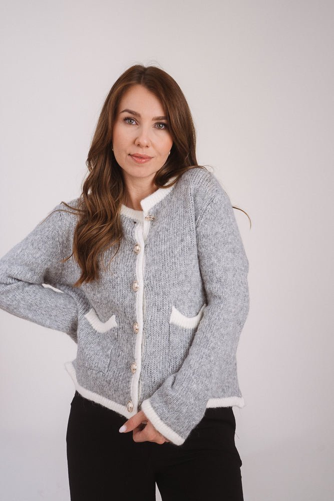 Softy Cardigan grey - Kleidezeit