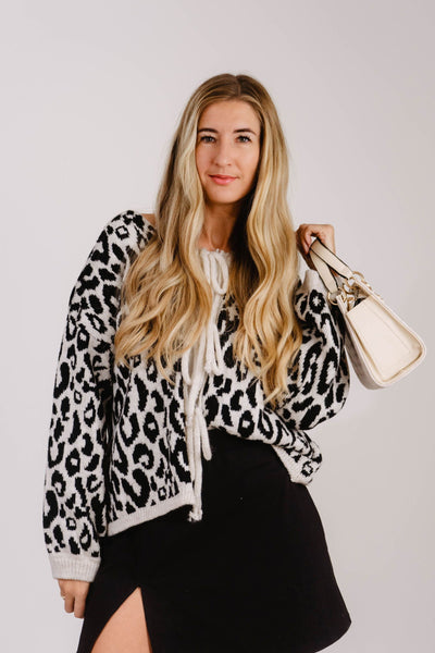 Strickjacke Leo Beige - Kleidezeit