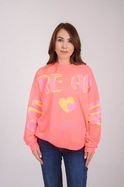 Sweater Heart Rose - Kleidezeit