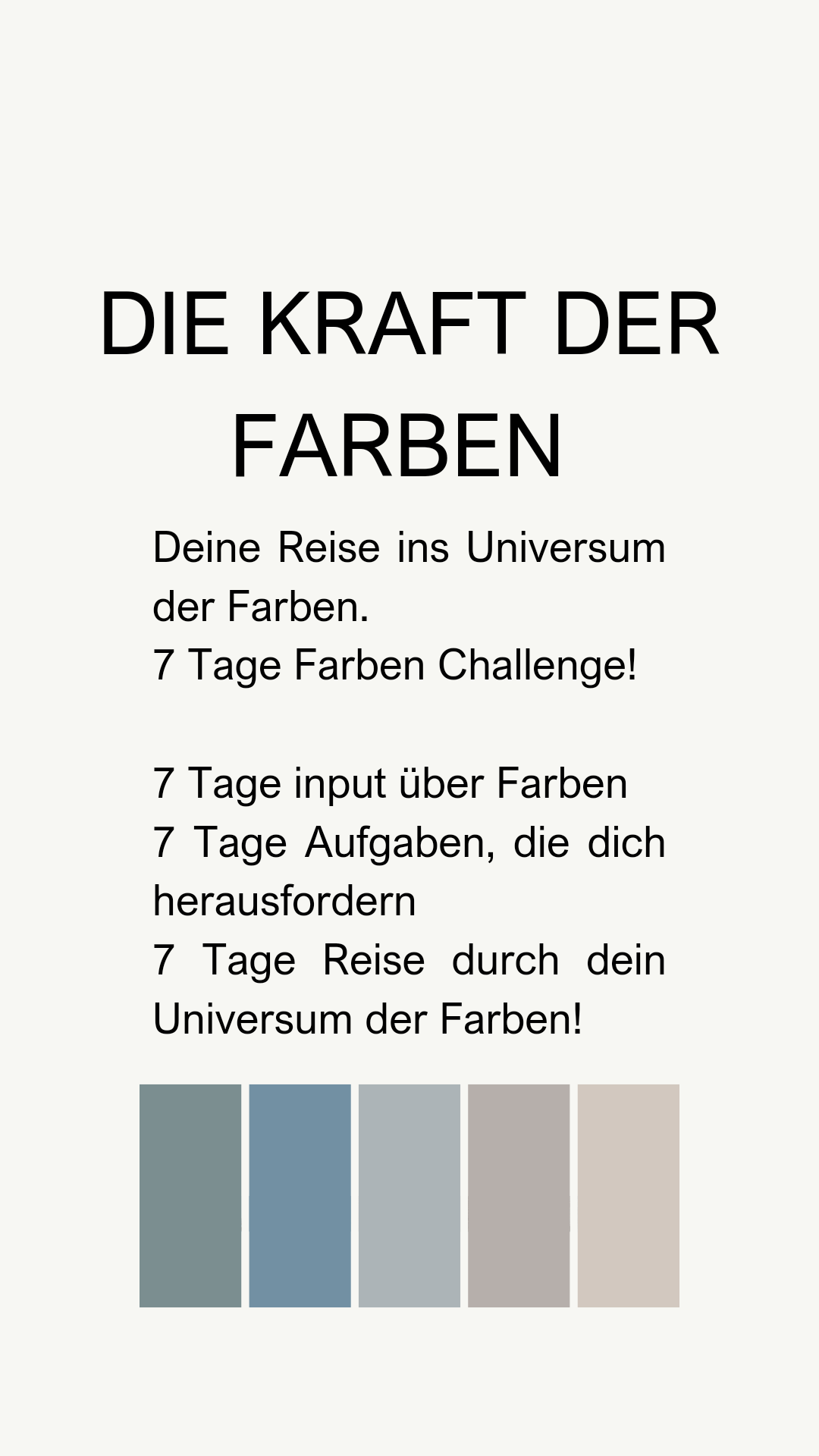 Die Kraft der Farben - Workbook - Kleidezeit