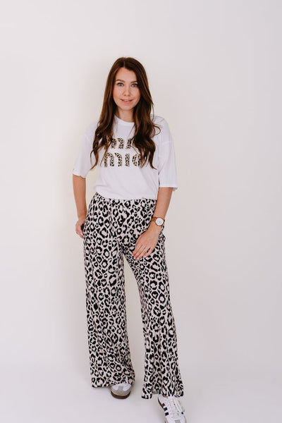 LOCKERE HOSE MIT LEOPRINT - Kleidezeit