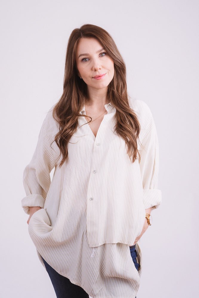 Perfect Bluse Beige - Kleidezeit